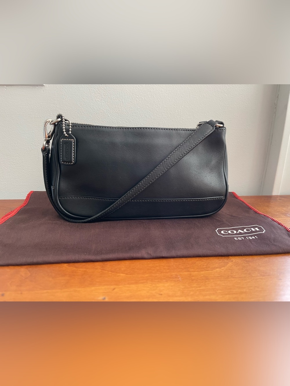 2002 Vintage Coach Hamptons Leather Demi Pouch (Style 7785)